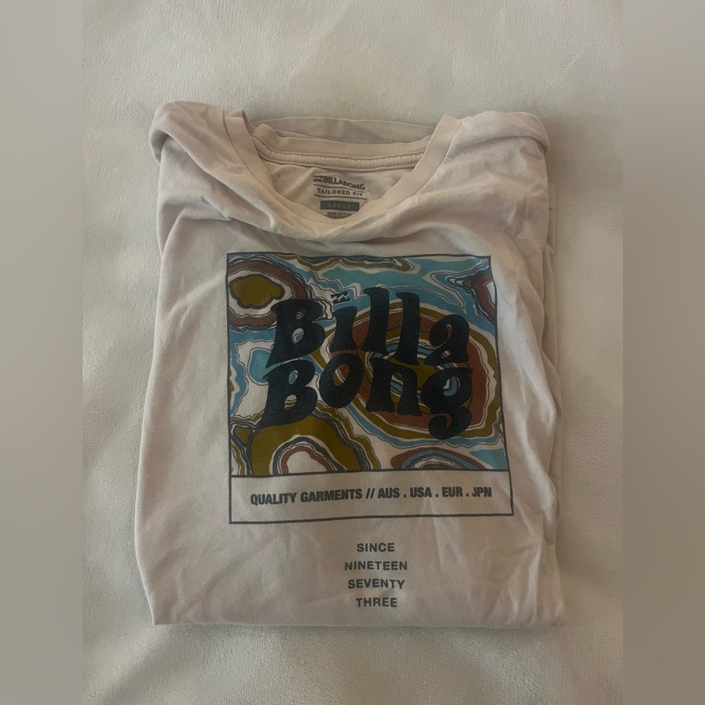 Billabong Tailored Fit Cream Shirt